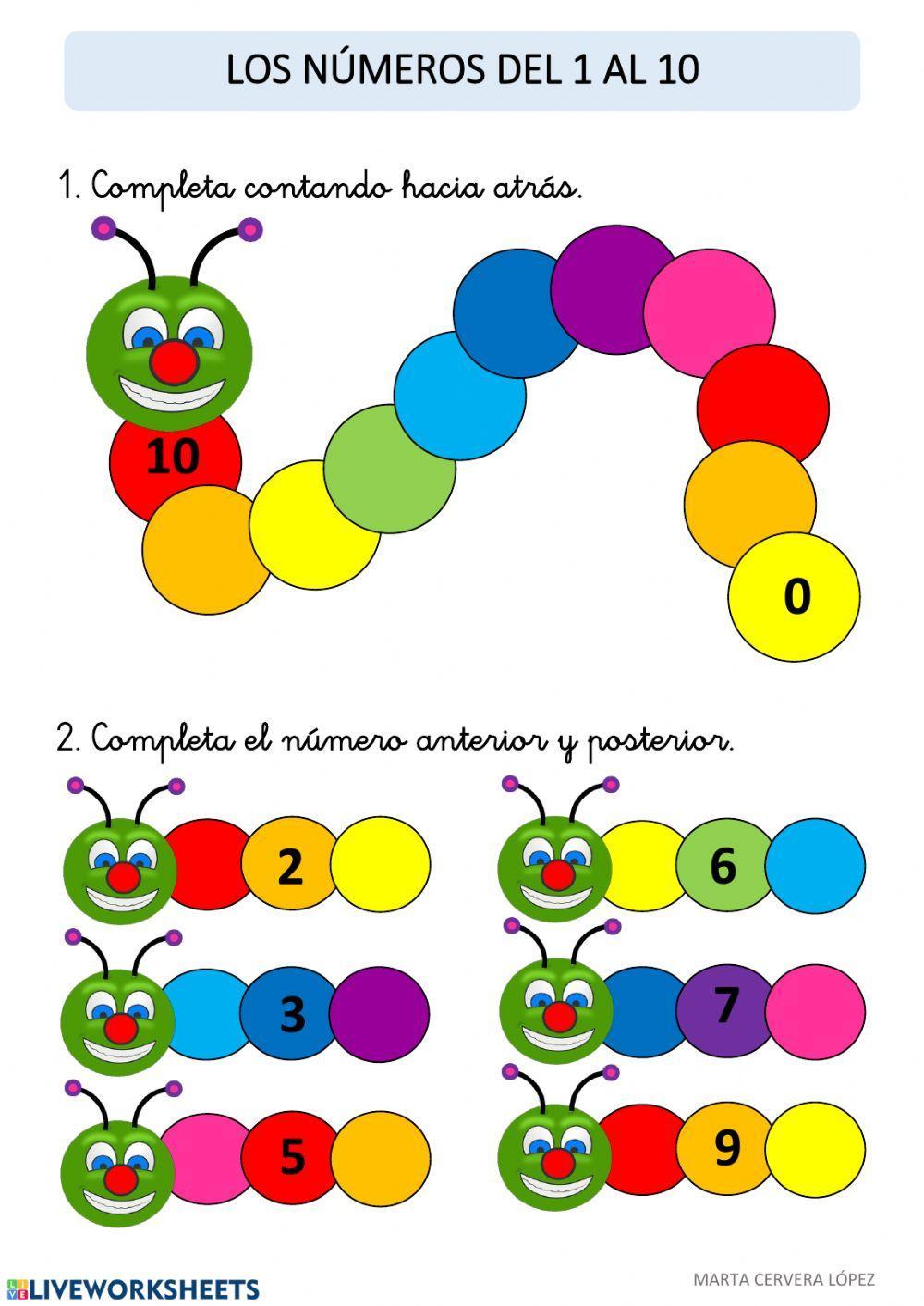 Números 1-10 Números 1-10