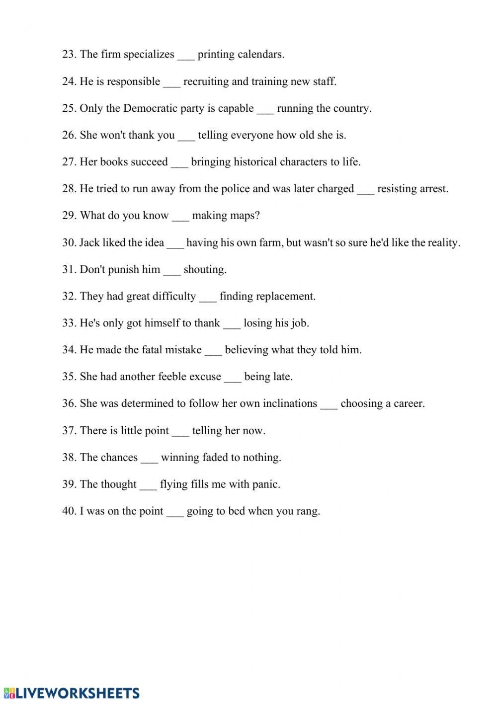 Prepositions before gerunds 3