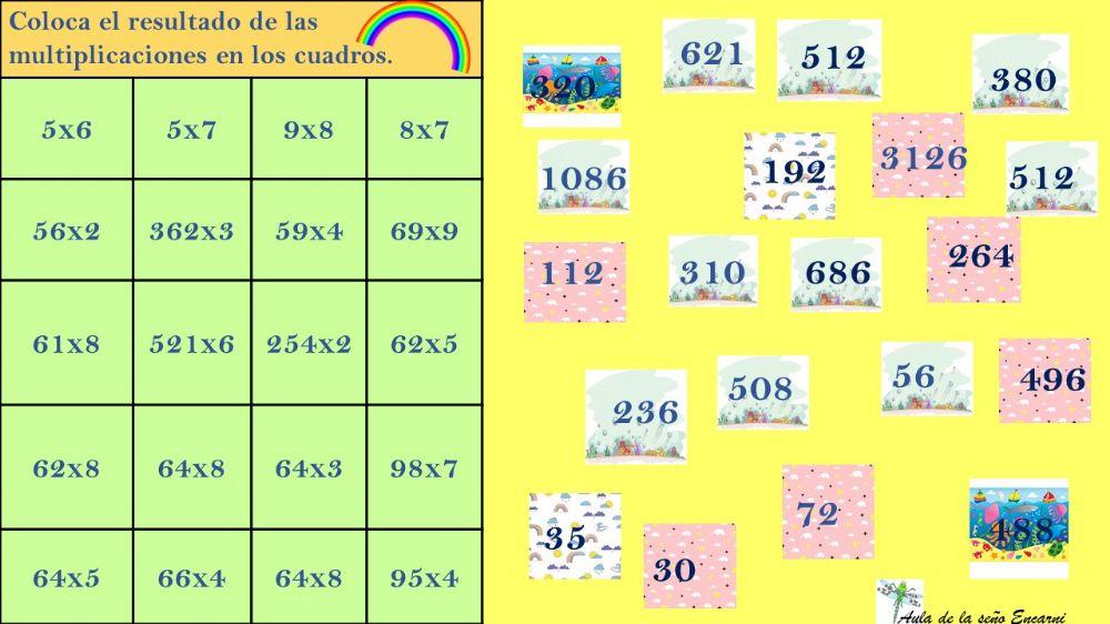 Multiplicar por una cifra