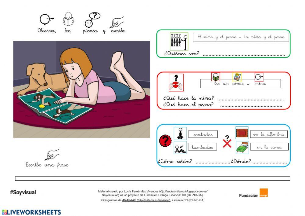 Expresión oral verbo leer