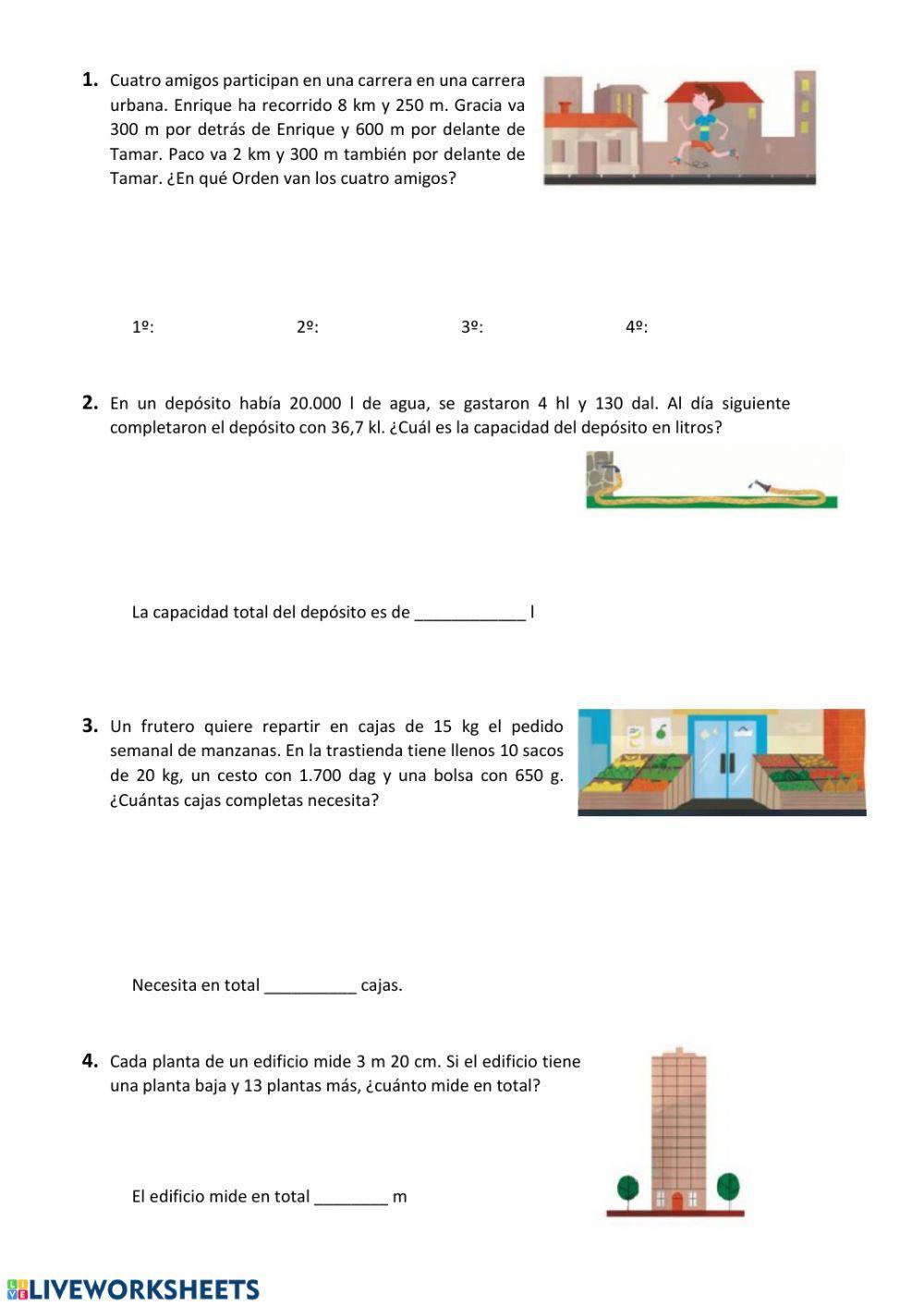 Problemas cambio de unidades - 1