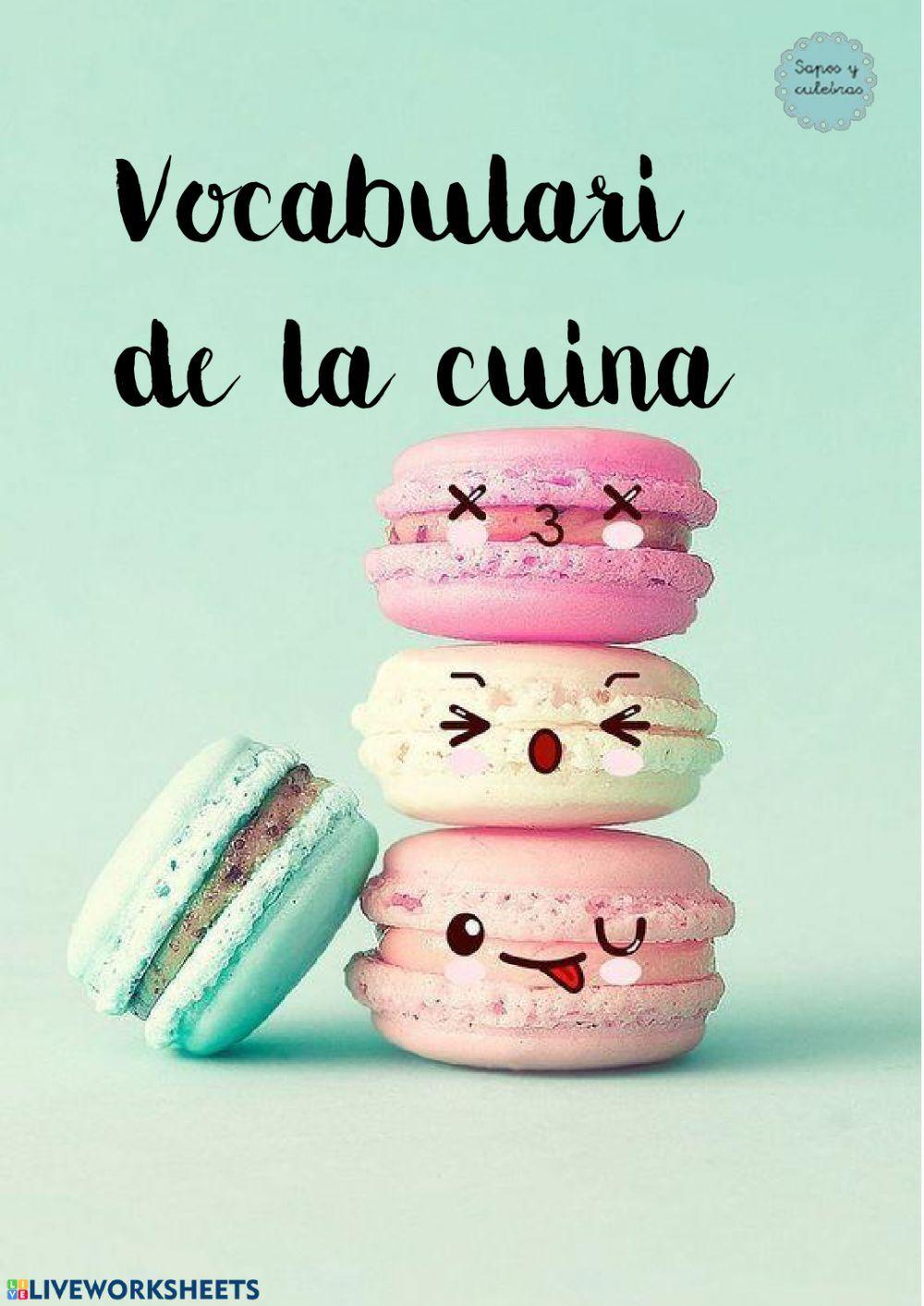 Vocabulari: la cuina