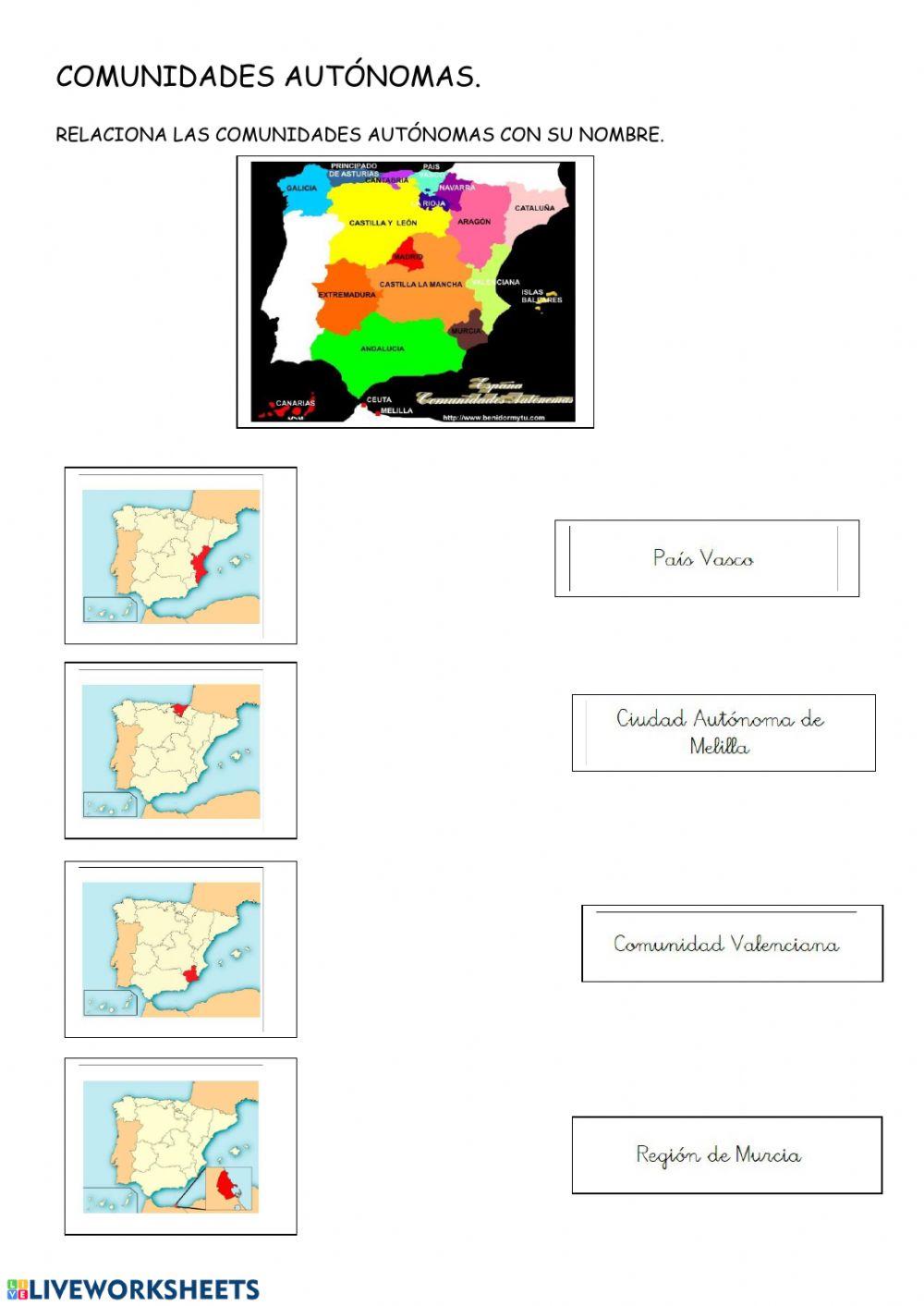 España.Comunidades Autónomas