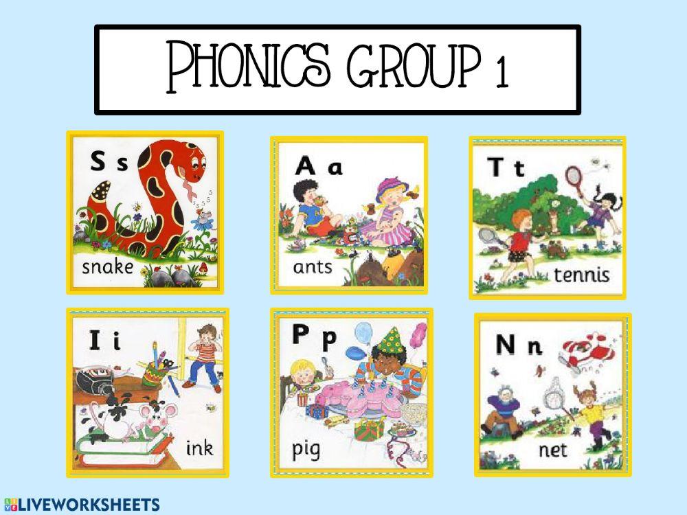 Phonics group 1