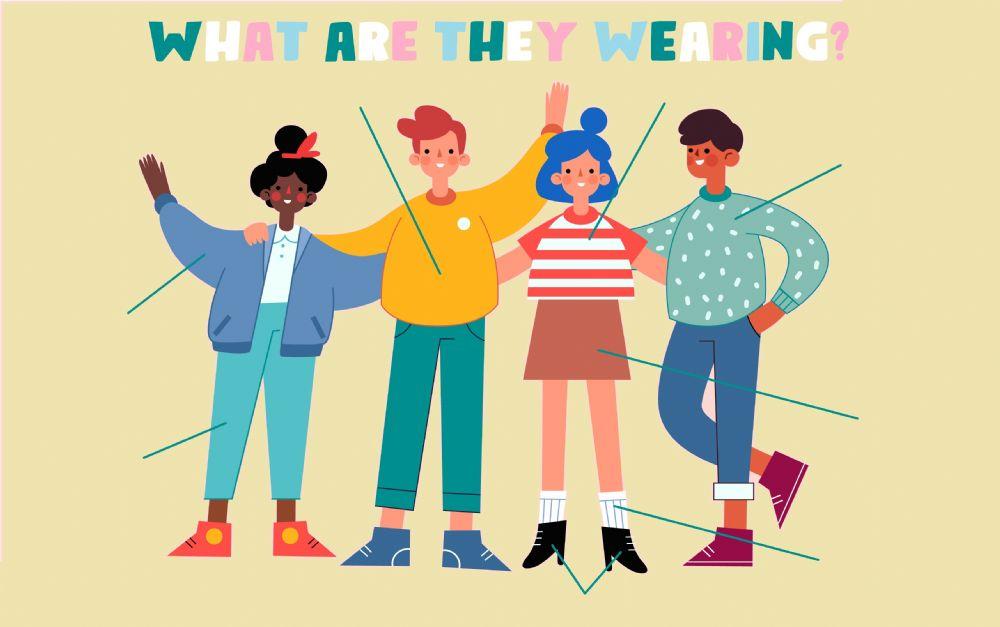 What are they wearing?