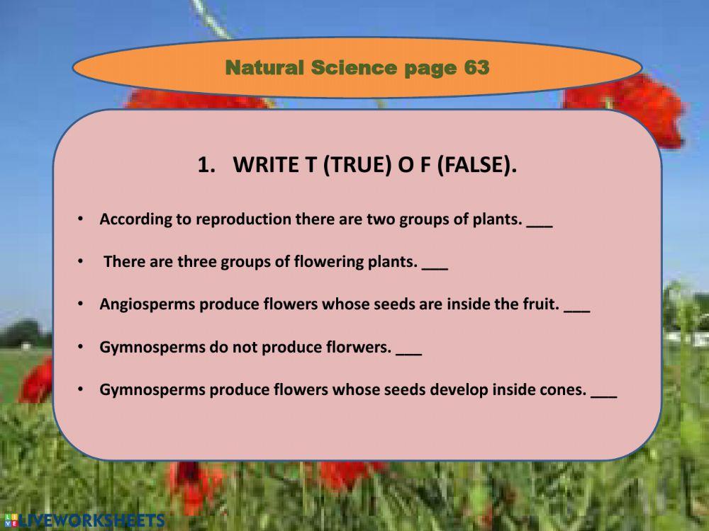 Natural Science Plants