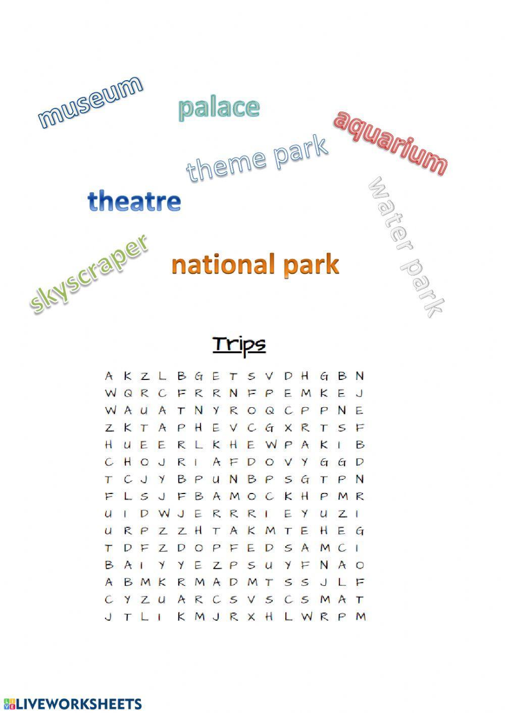 Trips - places to visit