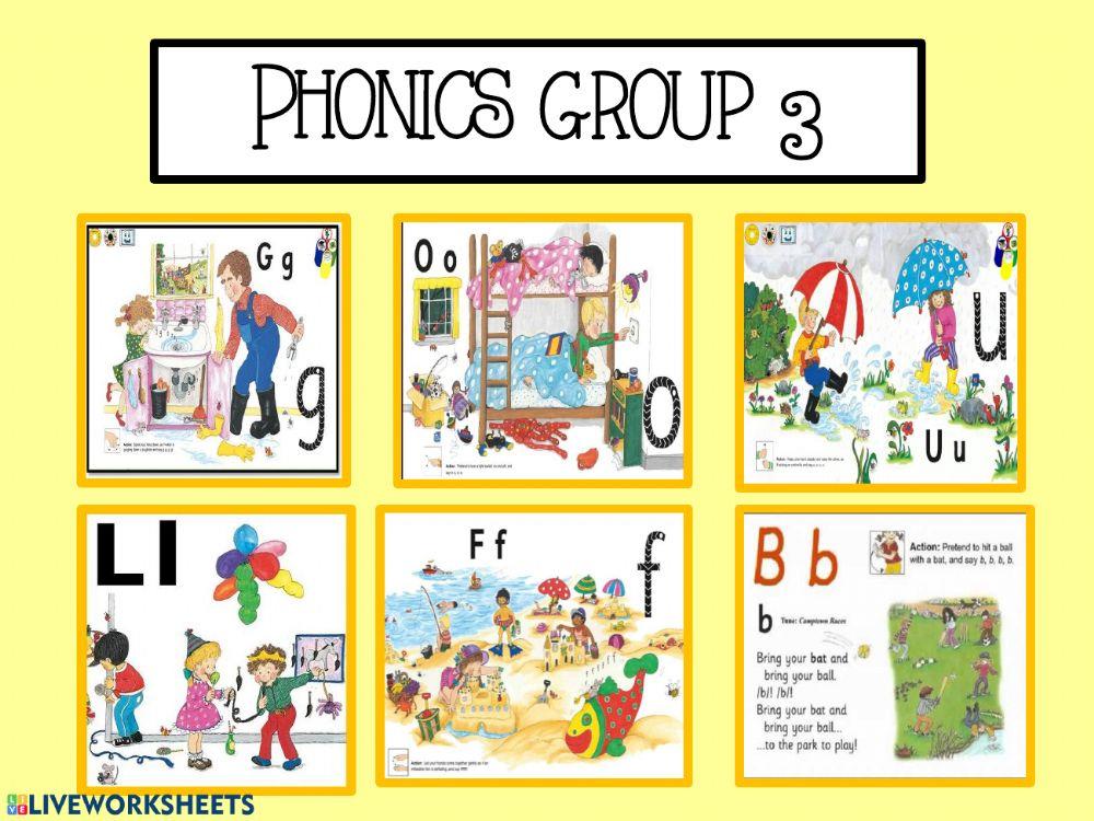 Phonics group 3