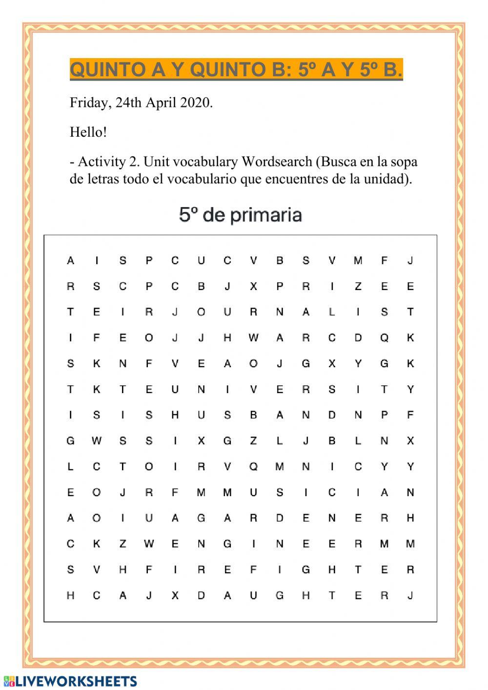 Friday, 24th April 2020