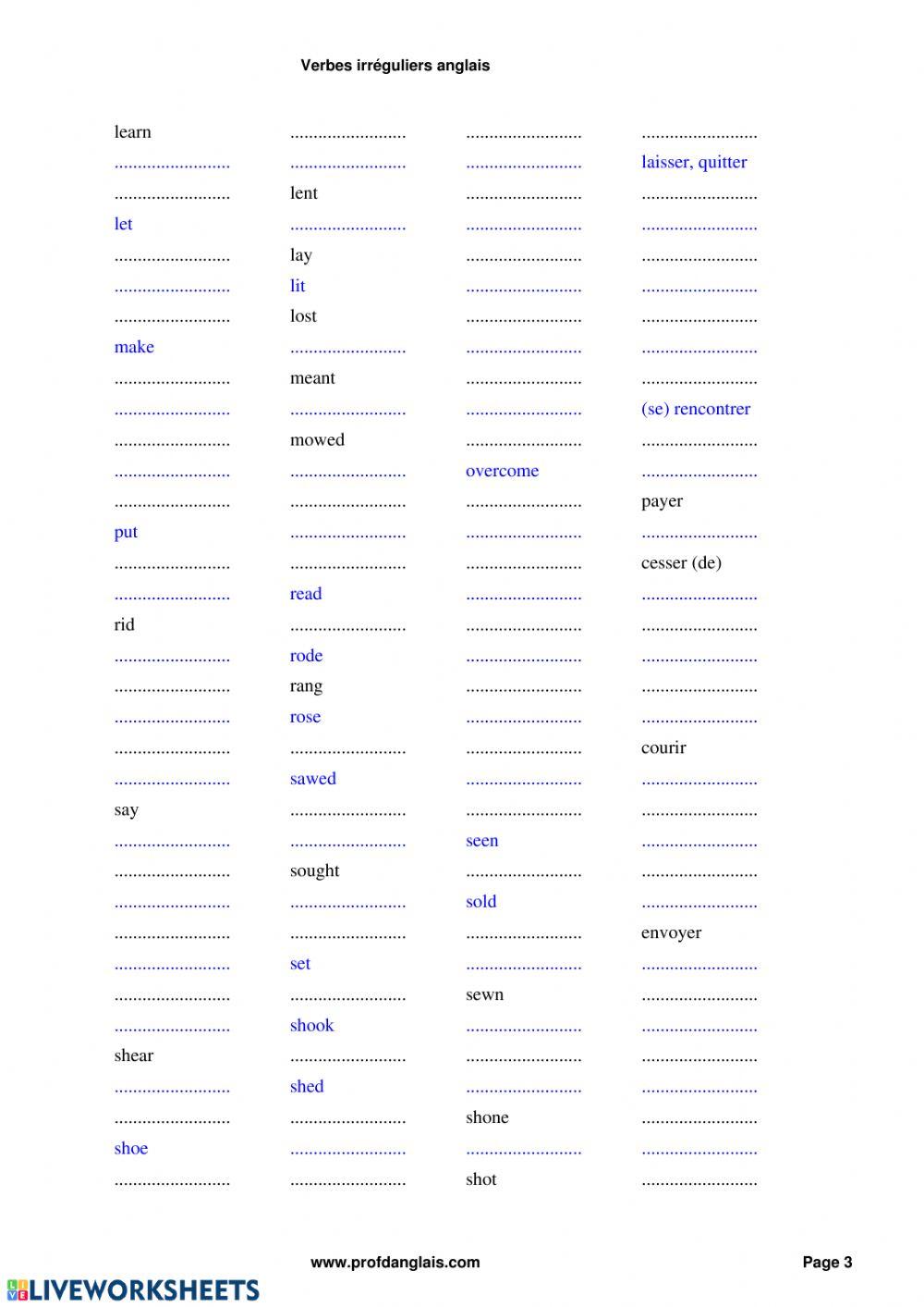 French verb conjugation = Cesser