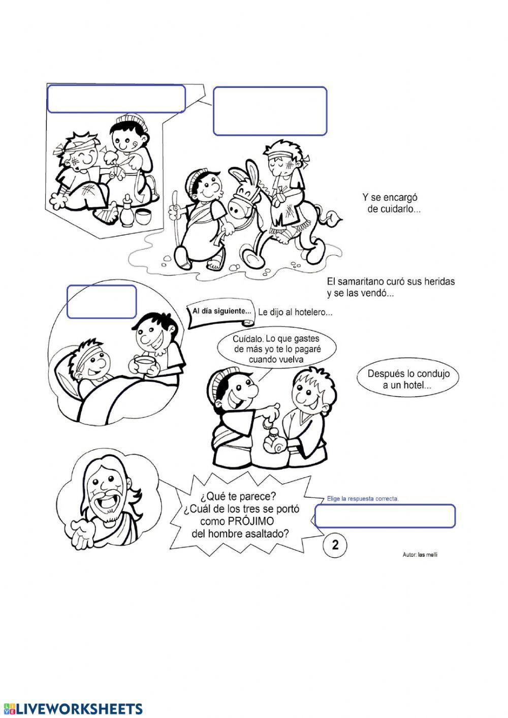 El buen samaritano - Ordenar