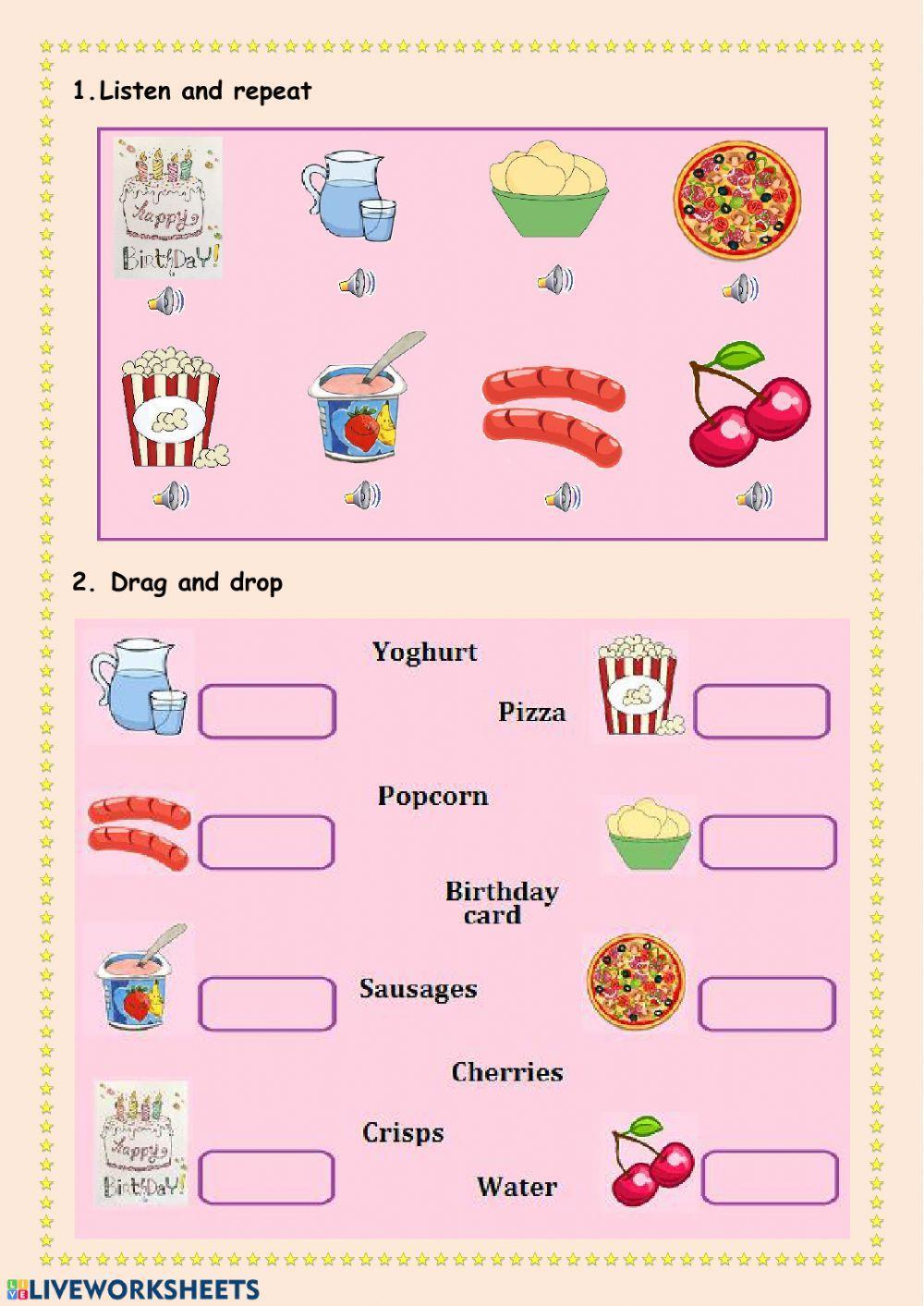 Vocabulary -It-s my birthday