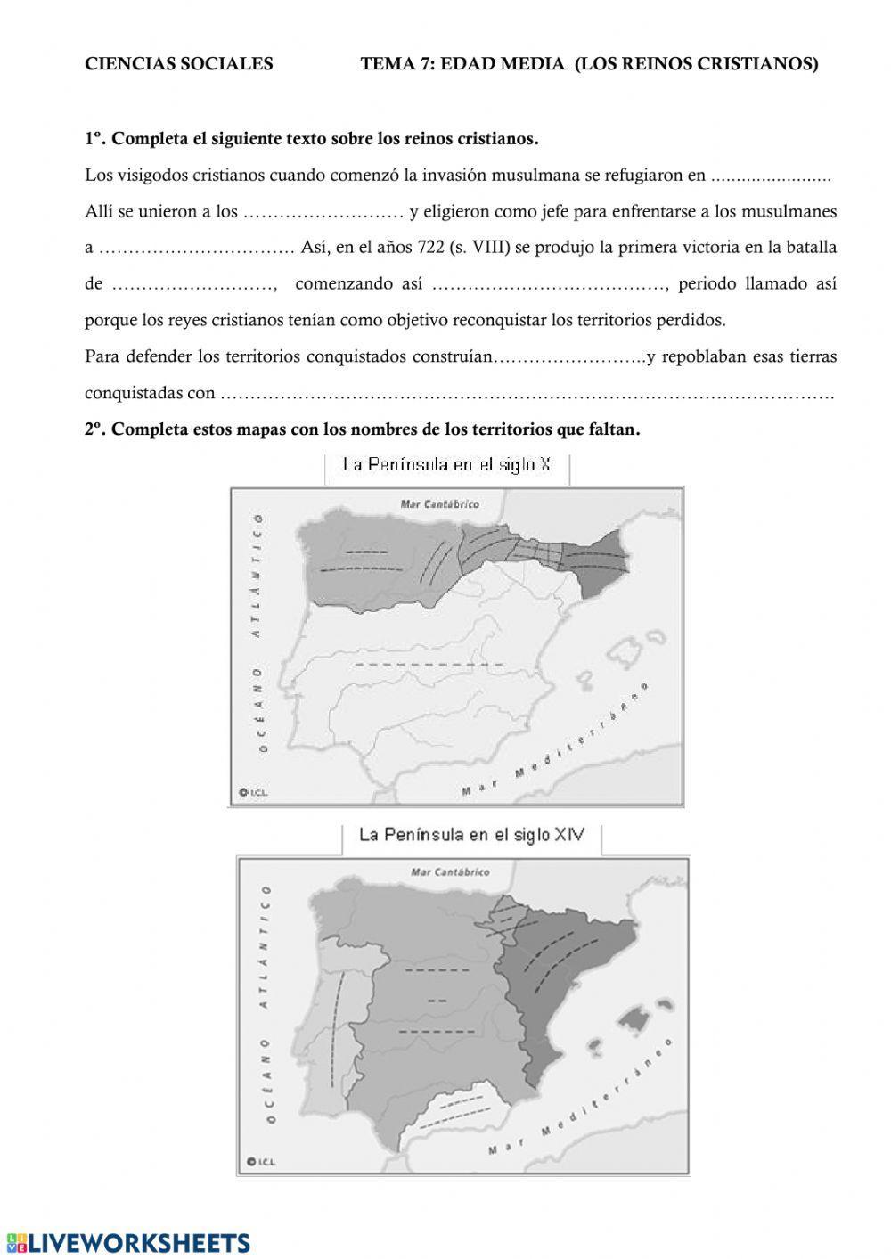 Edad Media - Los reinos cristianos