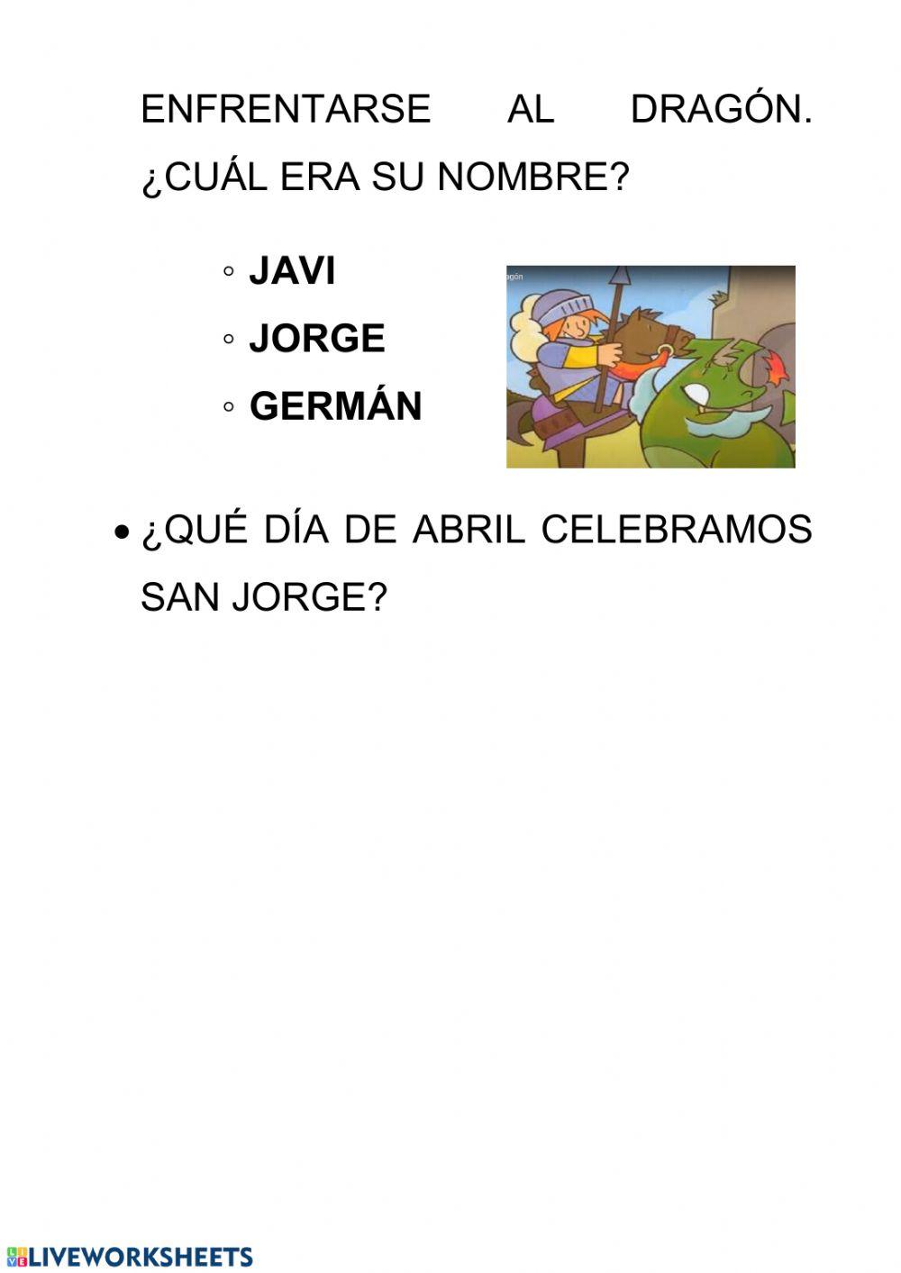 Leyenda de San Jorge