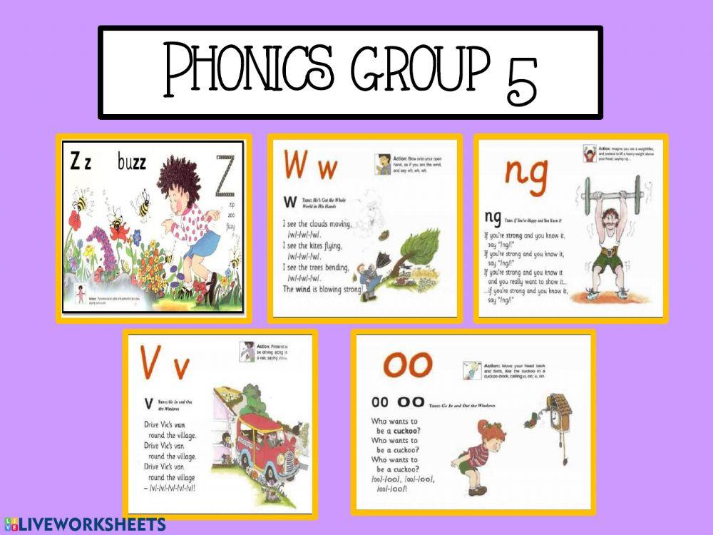 Phonics group 5