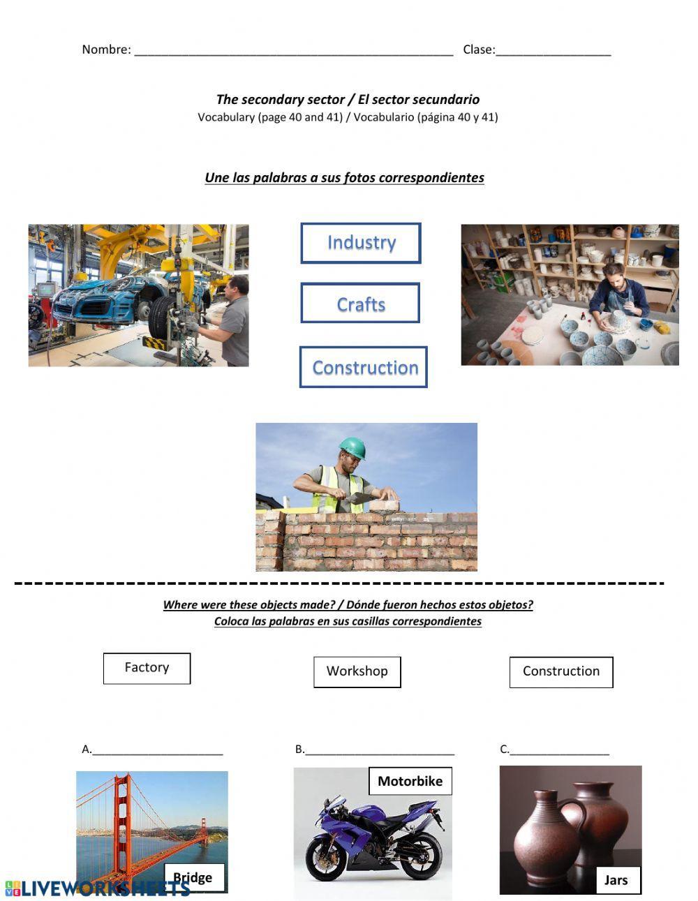 The secondary sector