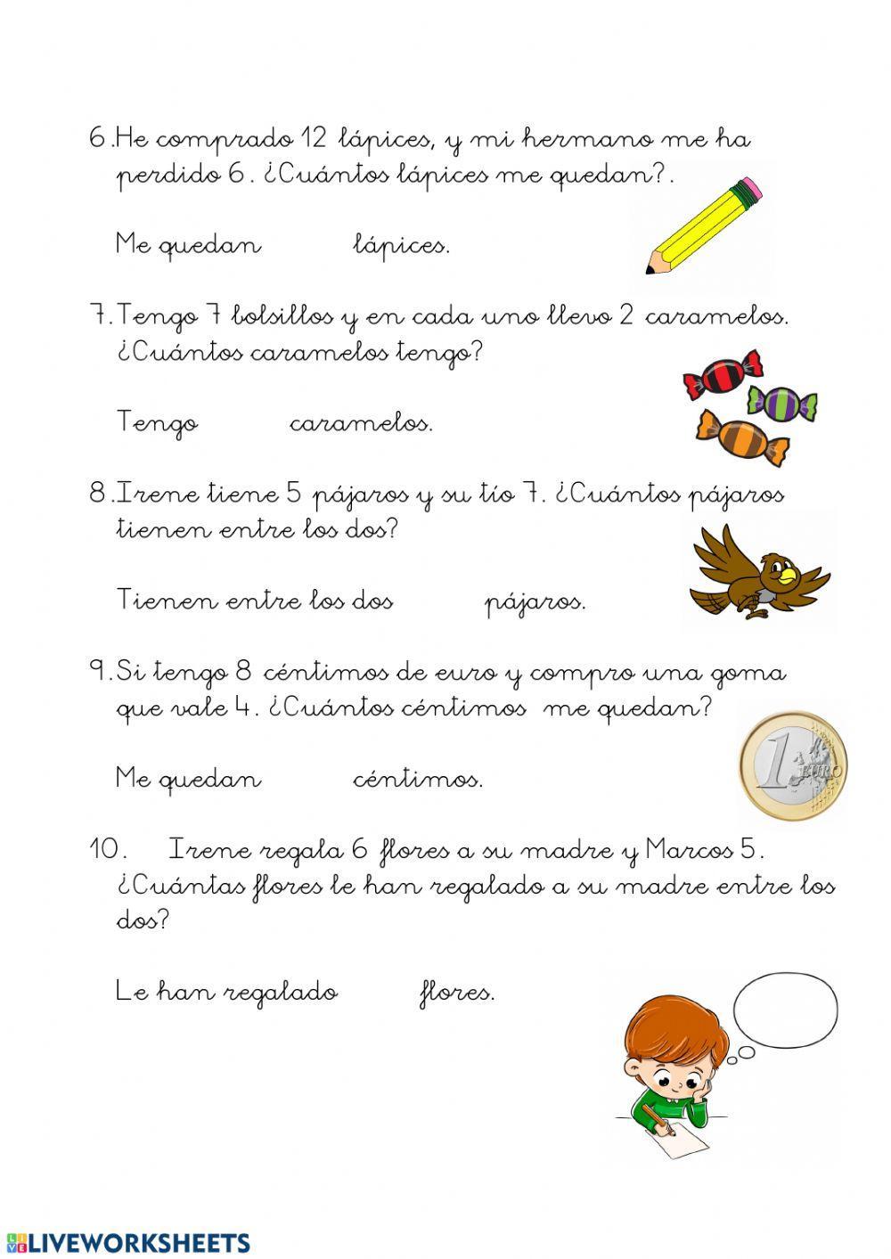 Problemas 1 Primaria