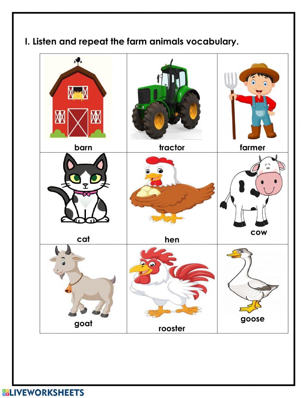 Farm animals