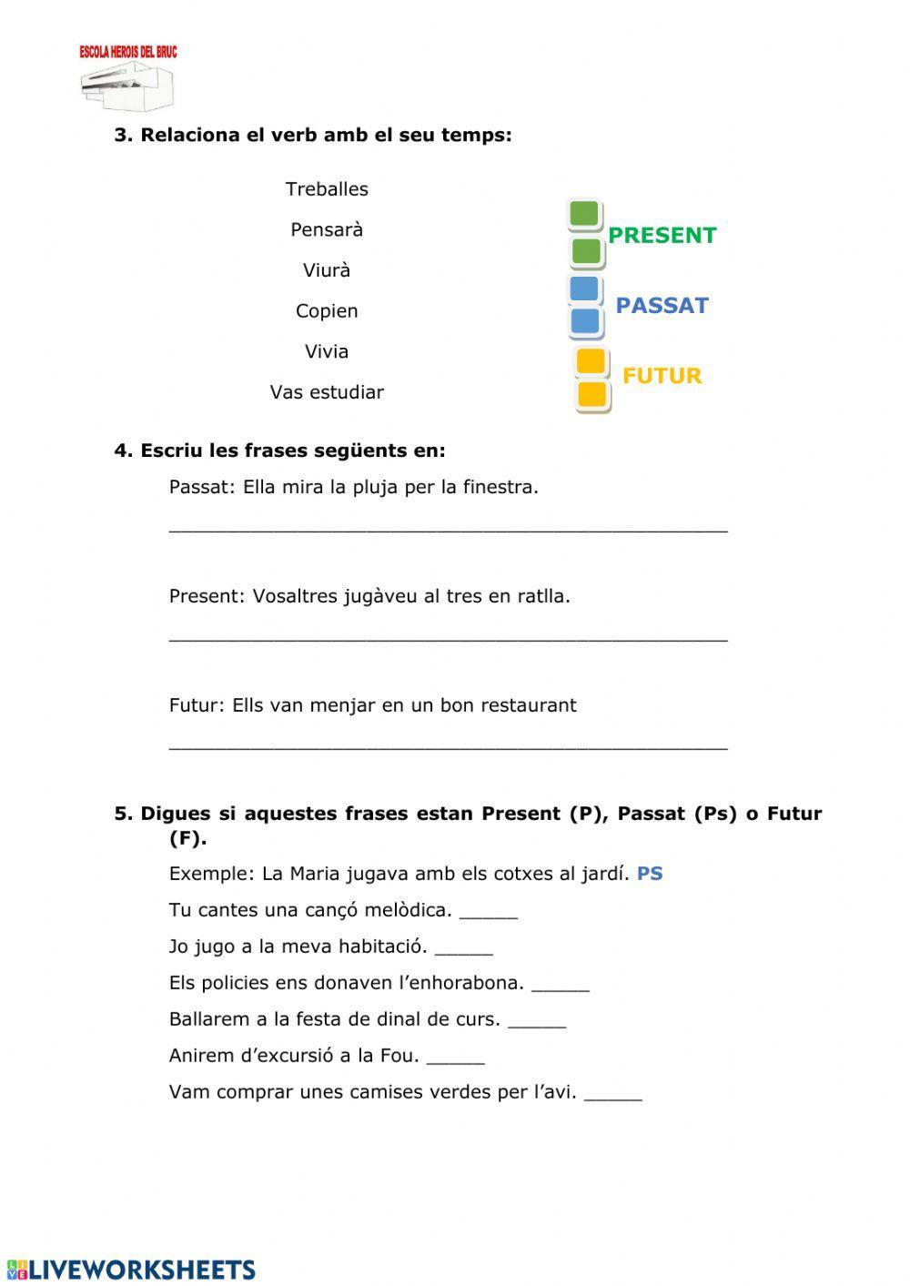 Els verbs Els verbs