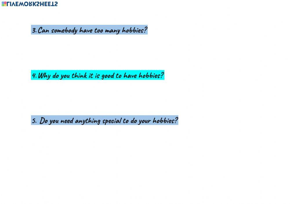A2 Online Speaking: More Questions Set 1 Day 1 online exercise for ...
