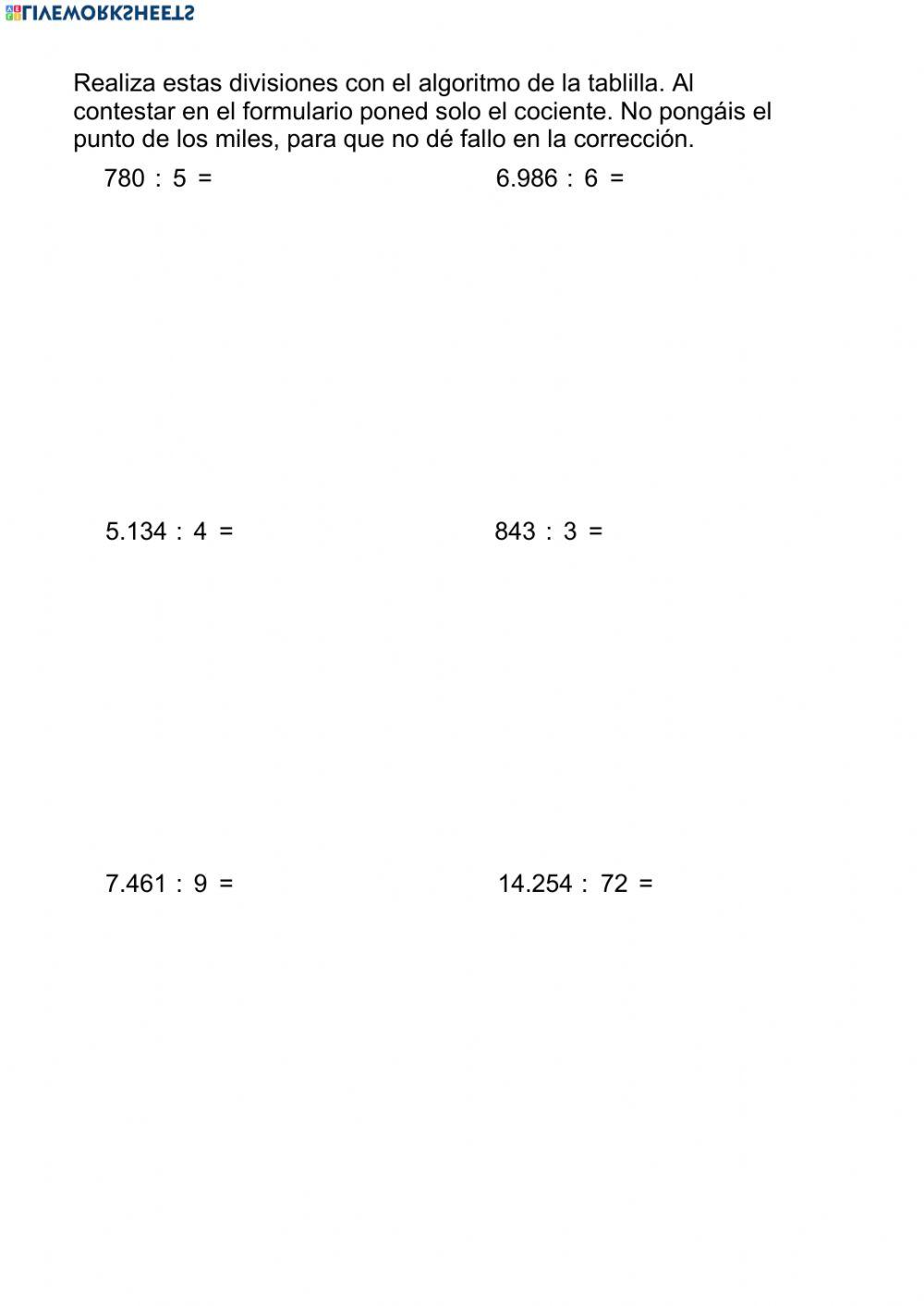 Ficha divisiones tablilla 1