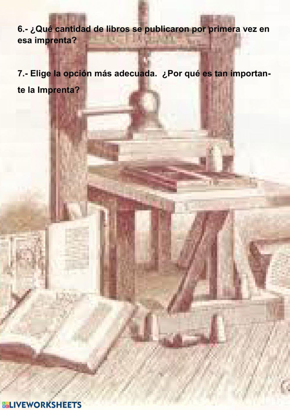La imprenta La imprenta
