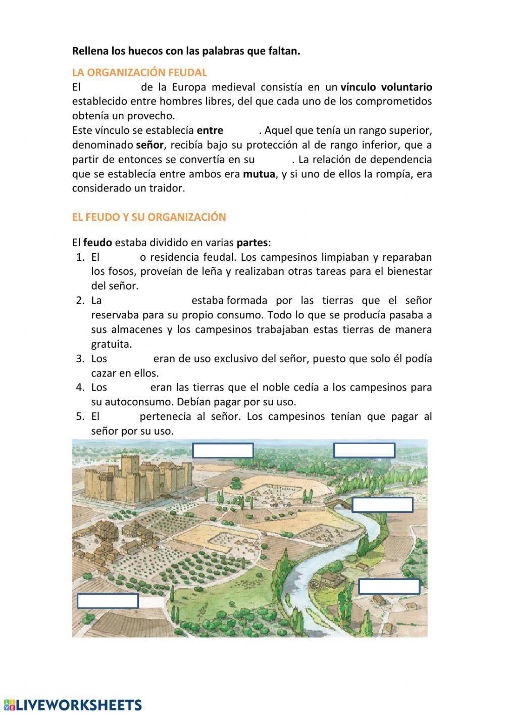 El feudalismo y el feudo