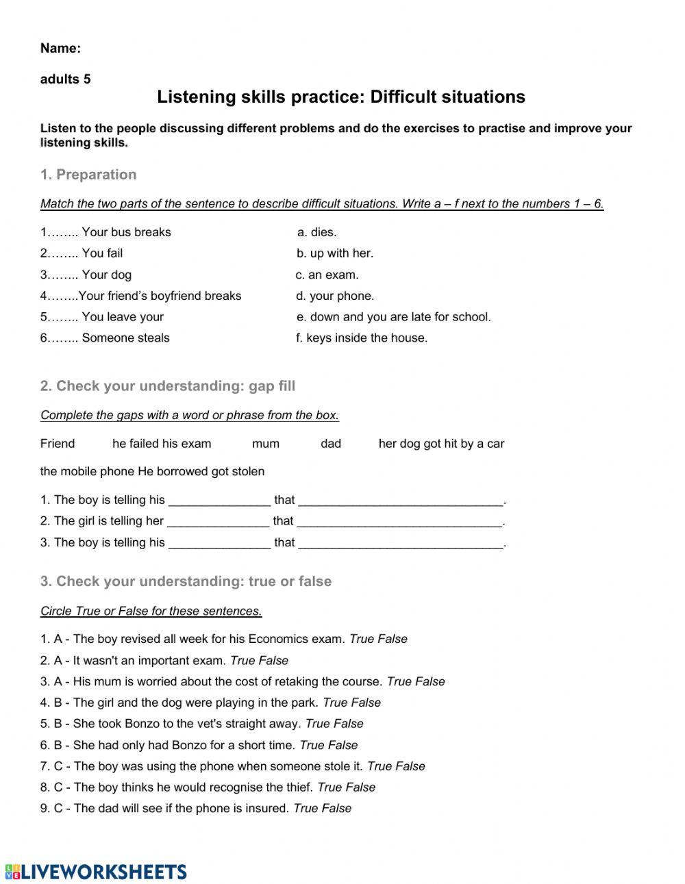listening-practice-worksheet-for-intermediate-live-worksheets