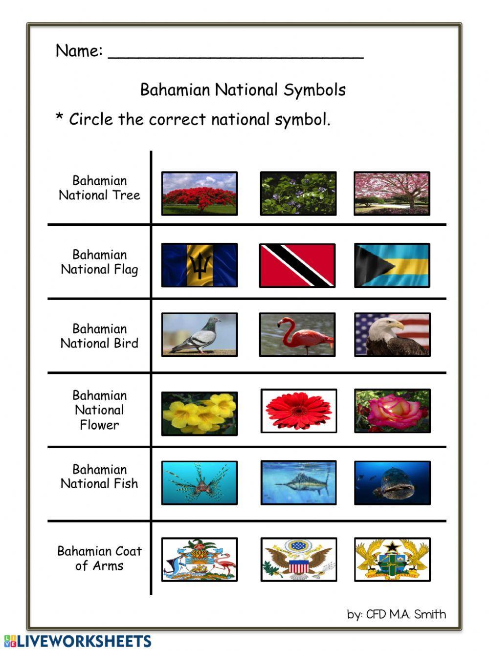 Bahamian National Symbols