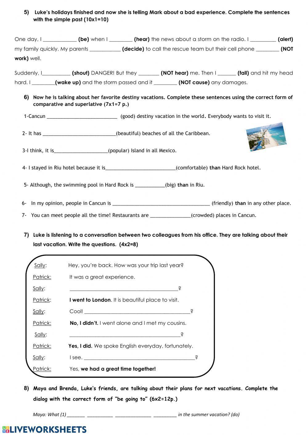 Placement test Acelelrado 1