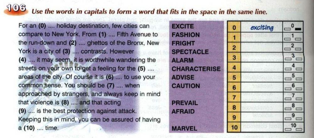 Word Formation - Adjectives