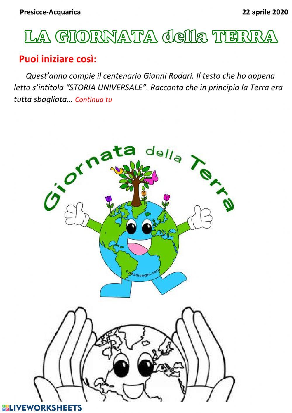 la giornata della terra