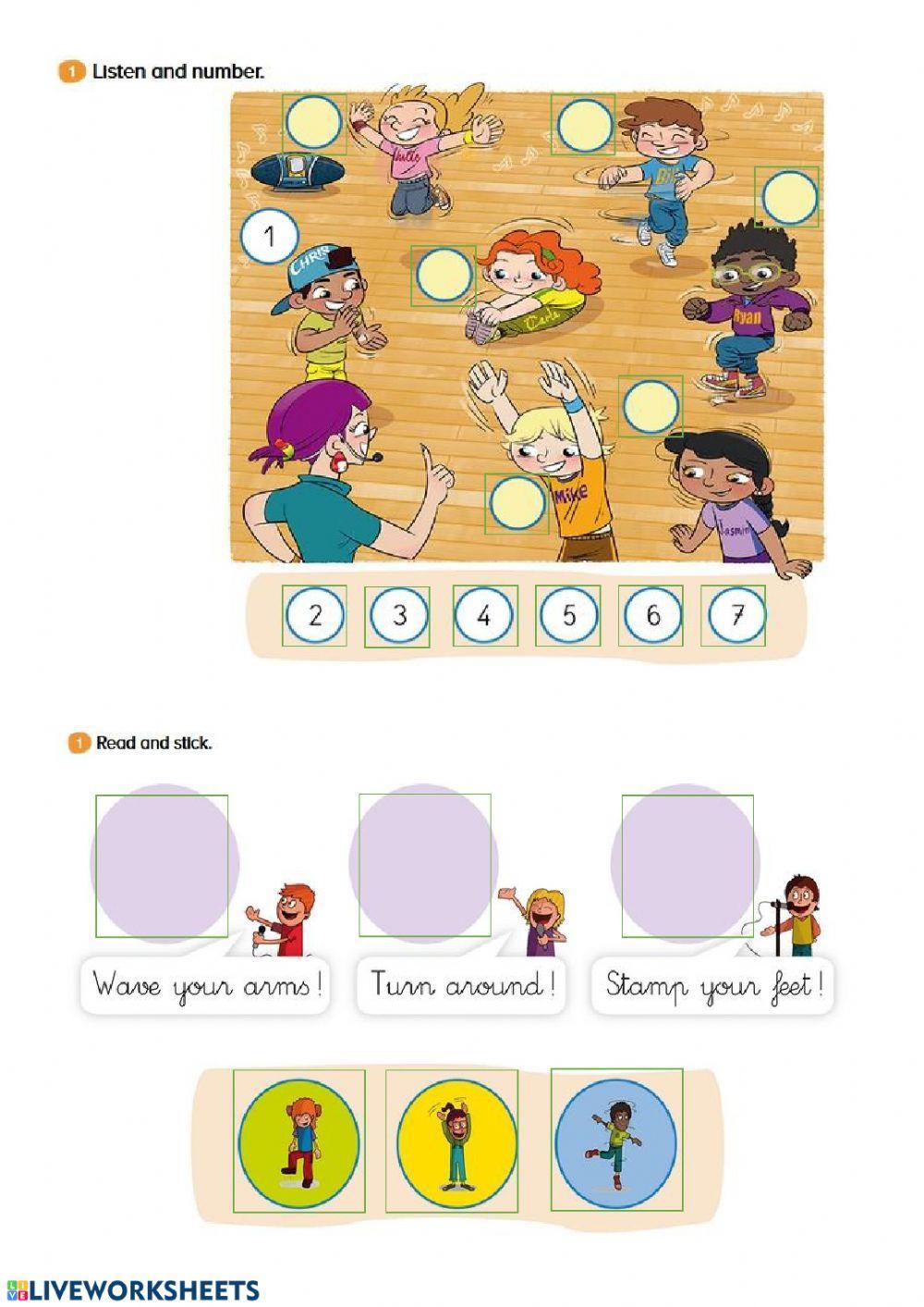 Actions-move your body