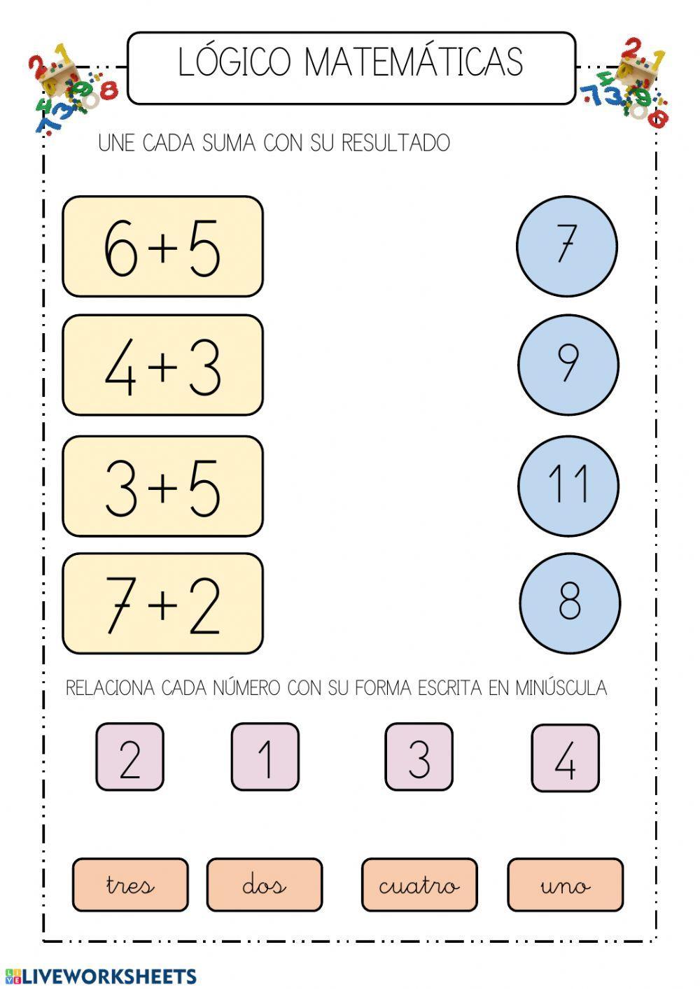 Unir sumas con resultados