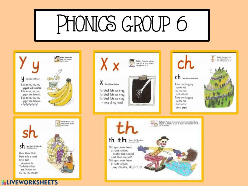Phonics group 6