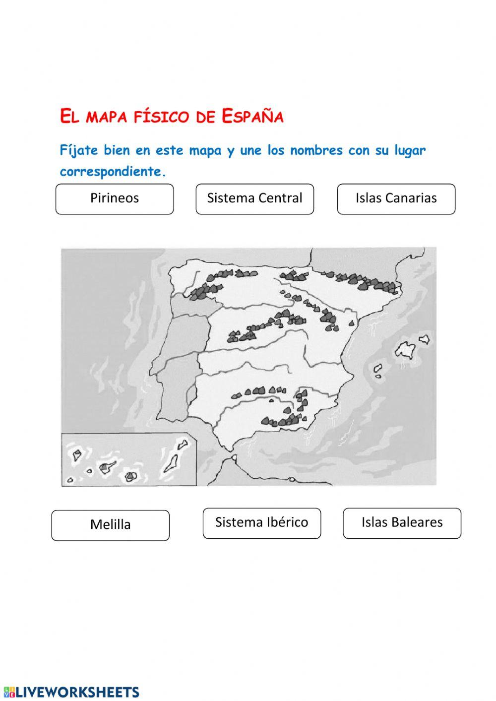 El territorio de España