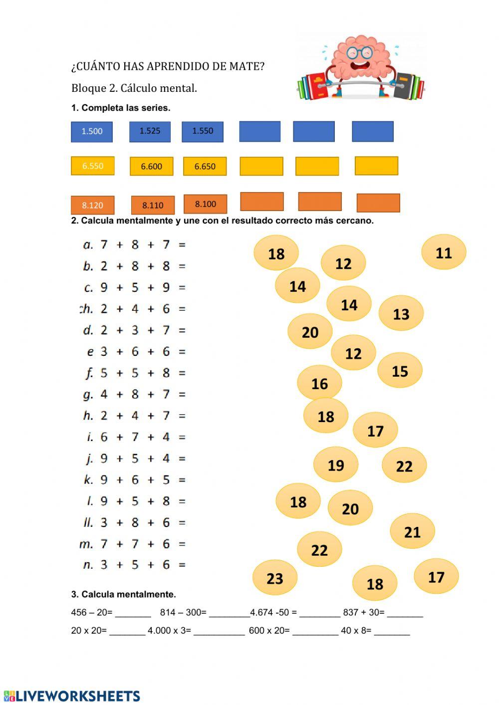 ¿Cuánto has aprendido?