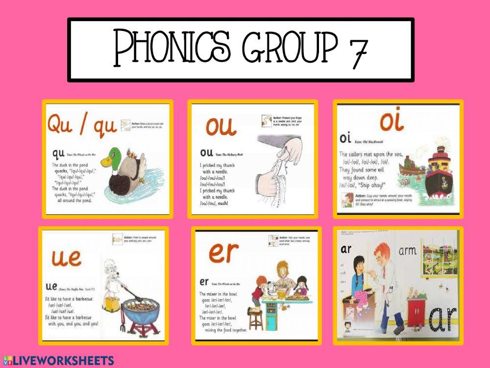 Phonics group 7