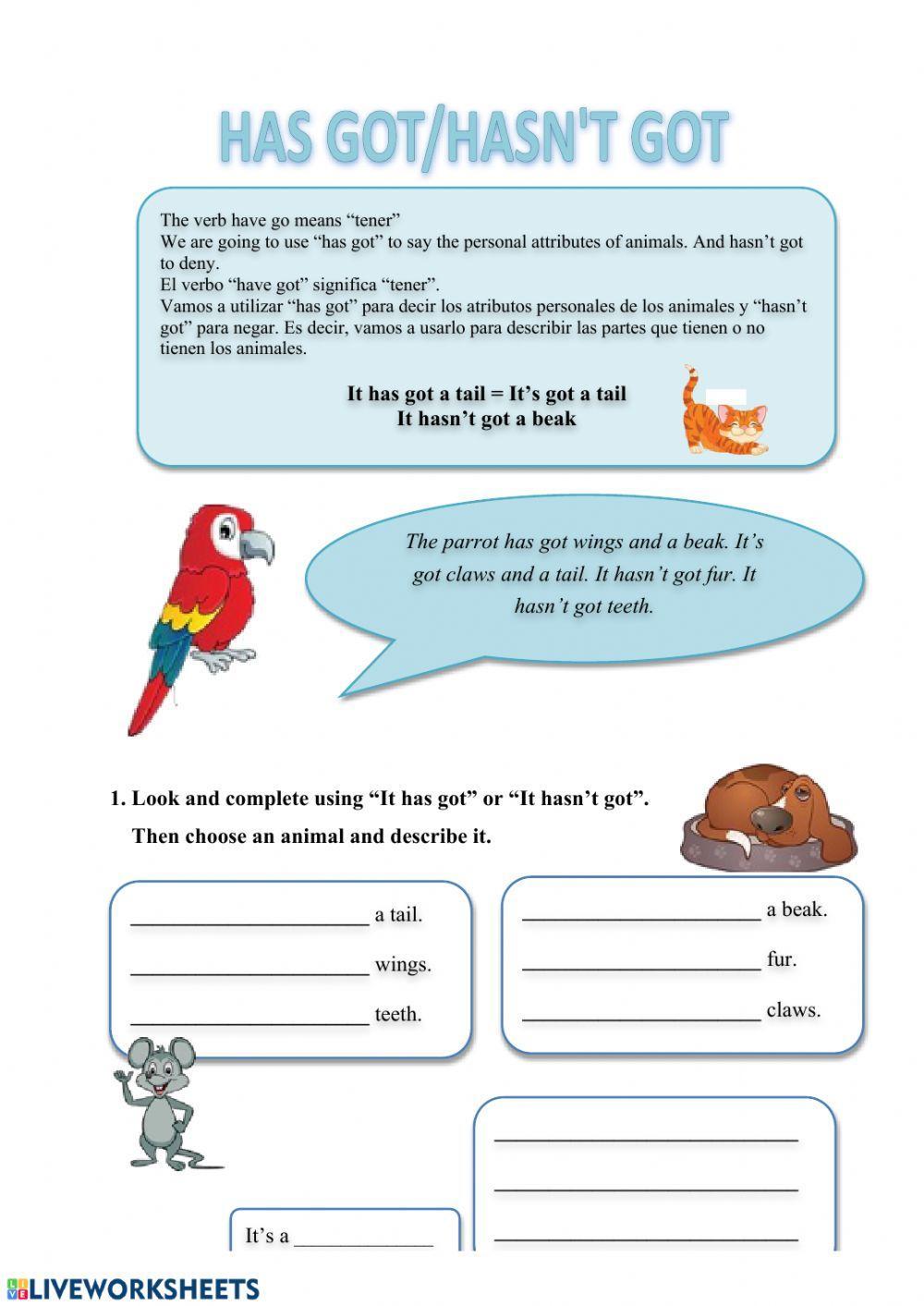 118841 has got hasn t got animals teacherpatri24