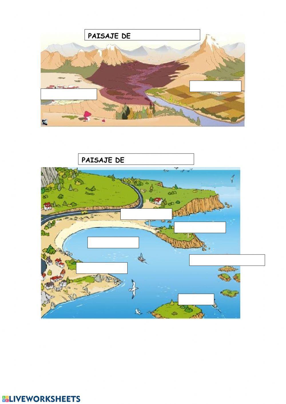 Paisajes de Montaña, Llanura y Costa