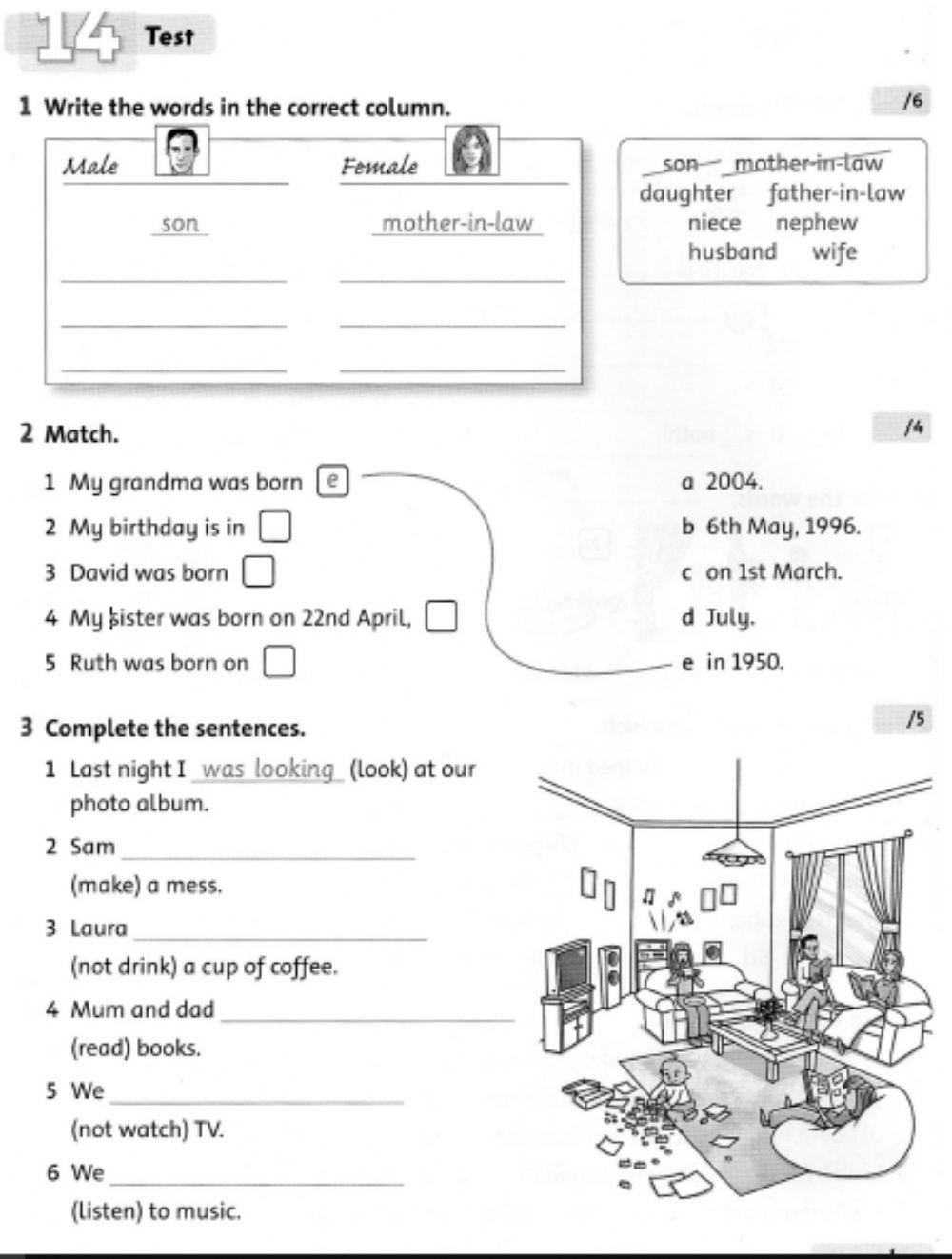Family and friends 4 unit 14 liveworksheets 5513325