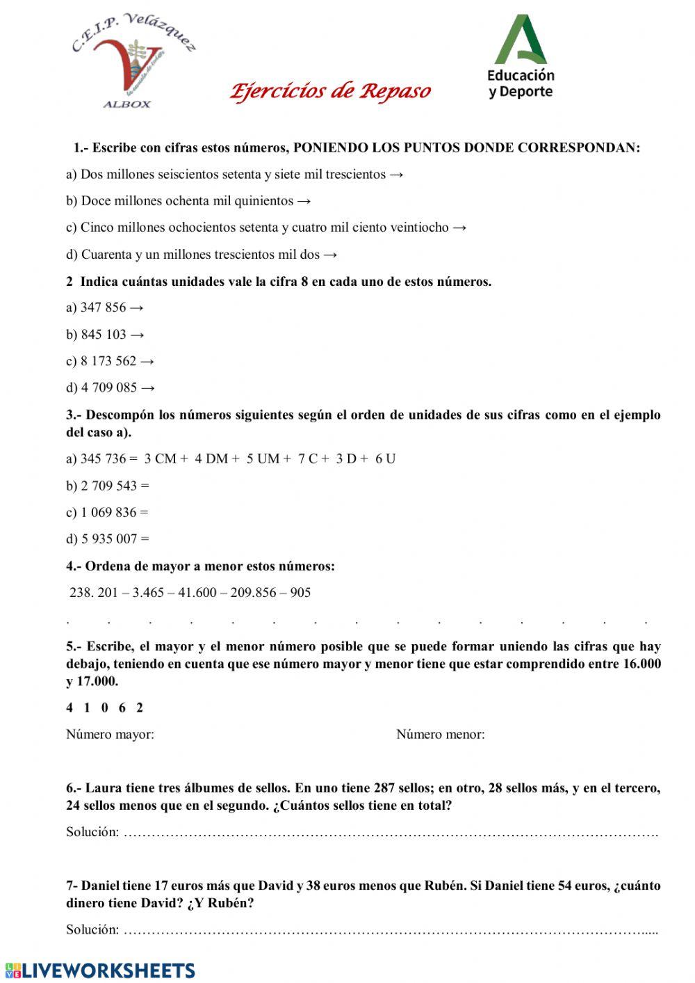 Evaluación 1 matemáticas.
