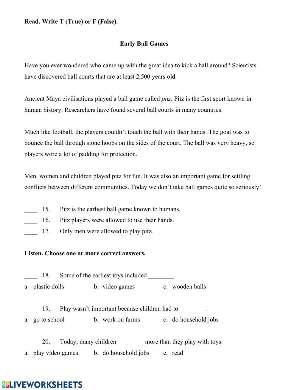 Impact 1 - Unit 8 Test