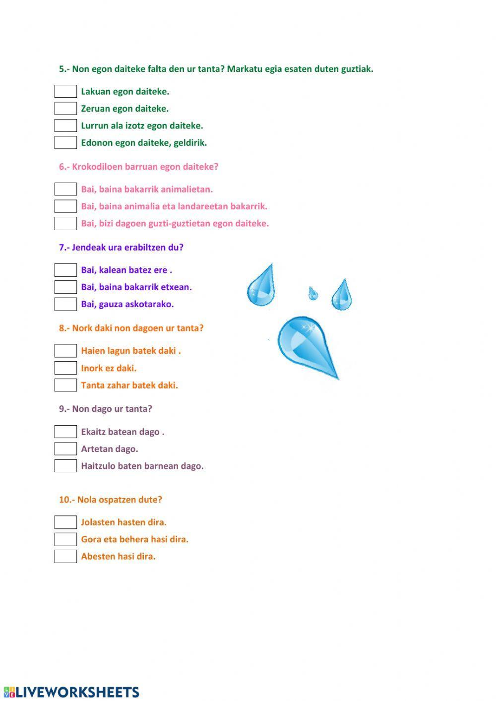 Entzumena: ura da zure laguna