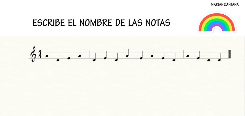 Notas musicales