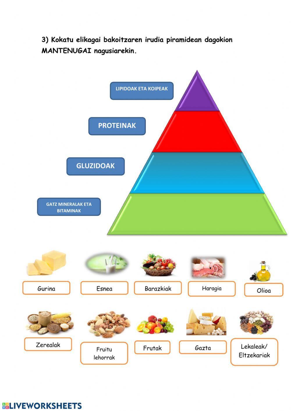 Elikagaiak eta mantenugaiak