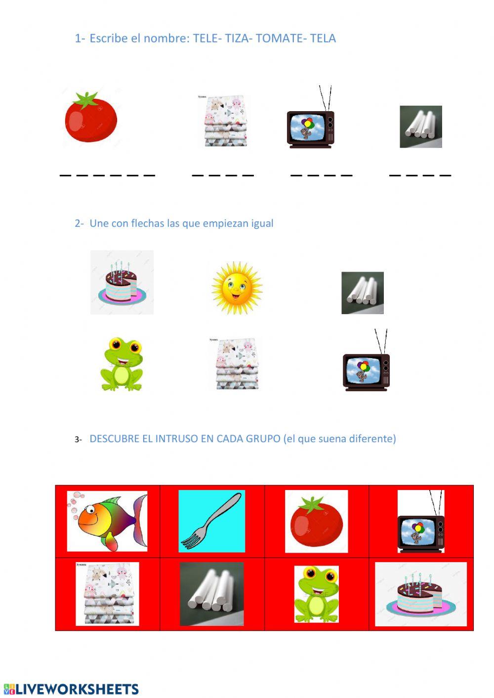 ALFABETIZACION 14.1 Sonido t