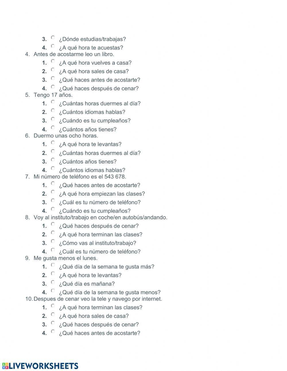 Preguntas y respuestas