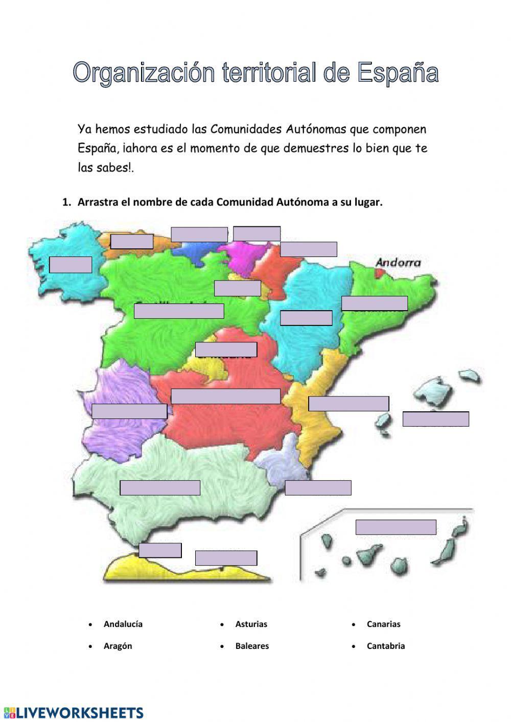 Organización territorial de España