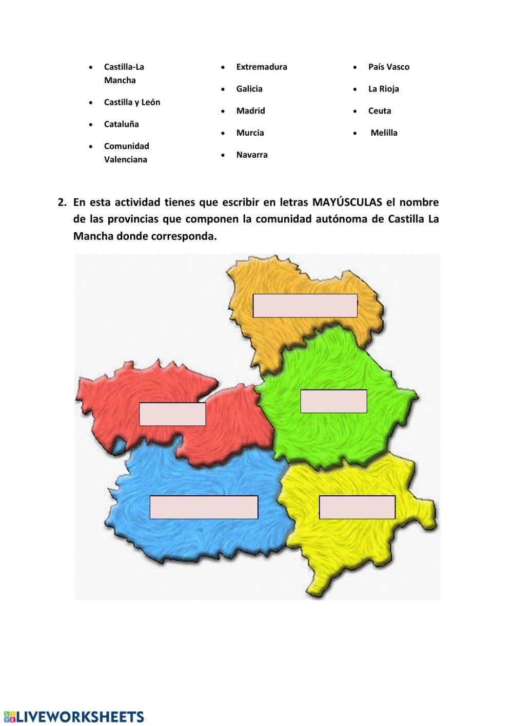 Organización territorial de España